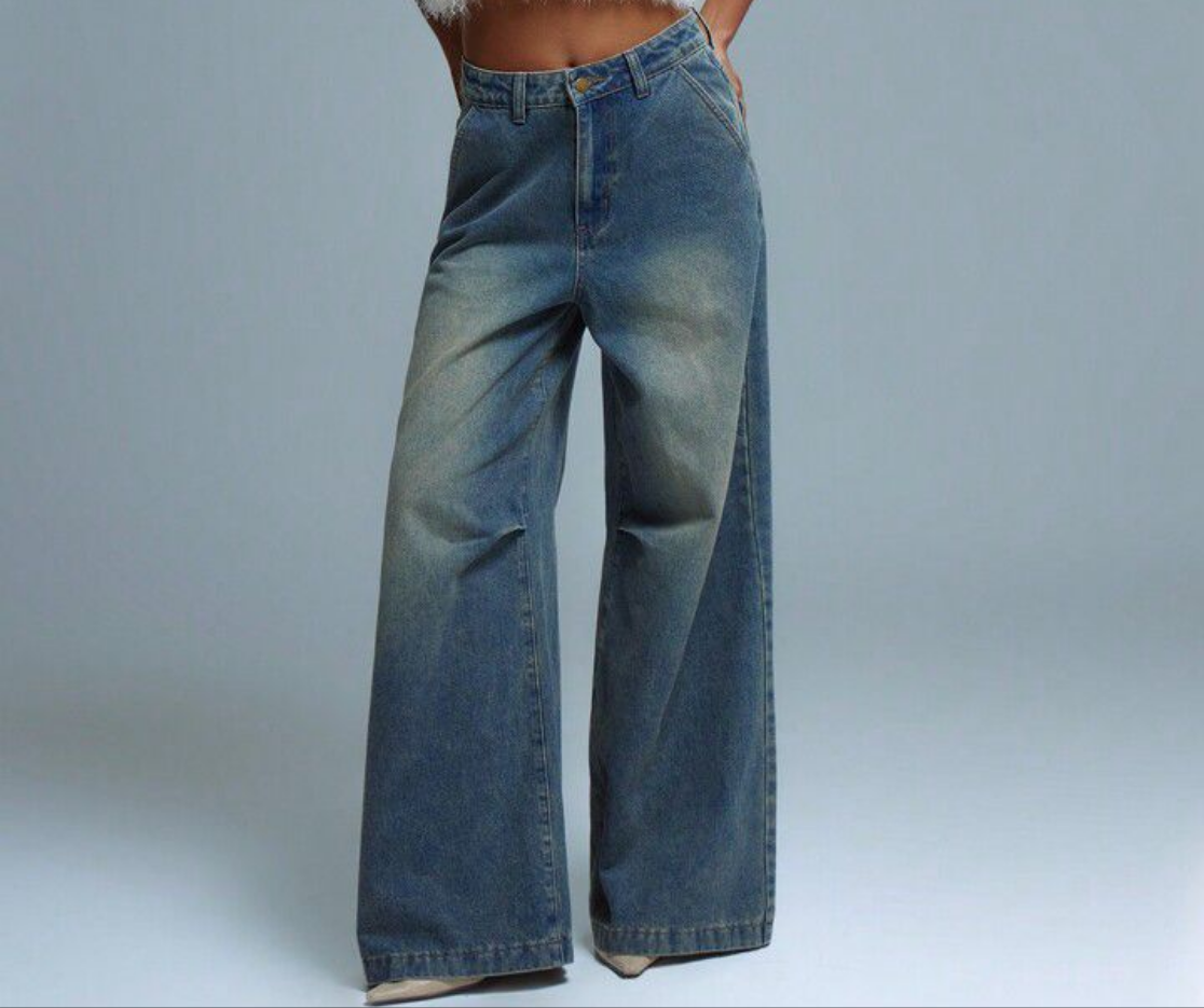 J-Wide leg jean