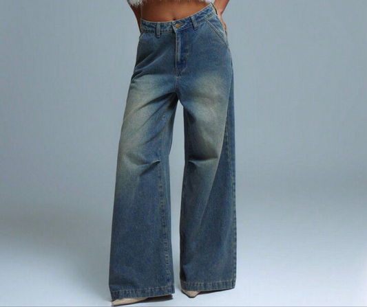 J-Wide leg jean