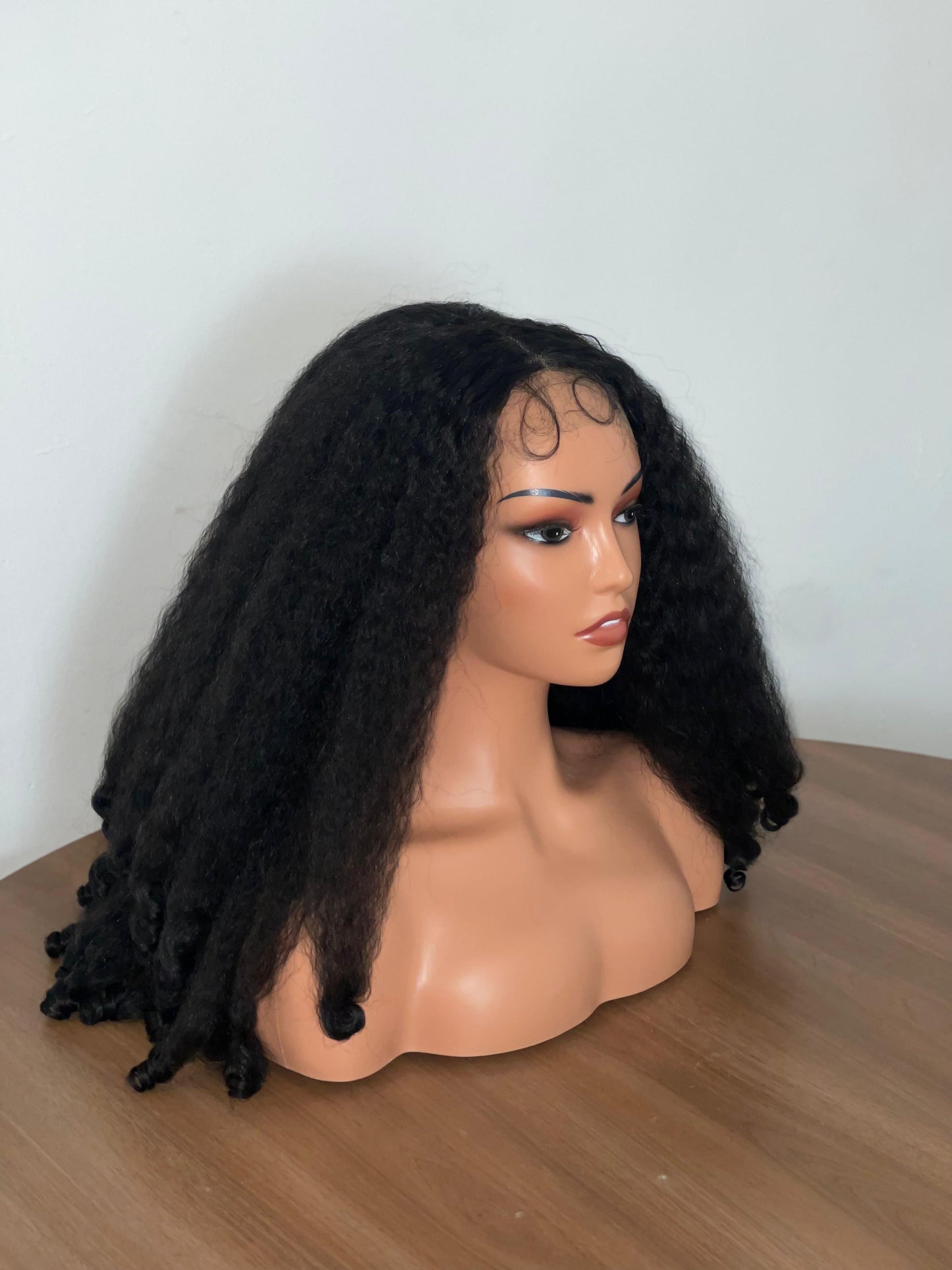 1- Natural Afro synthetic wig
