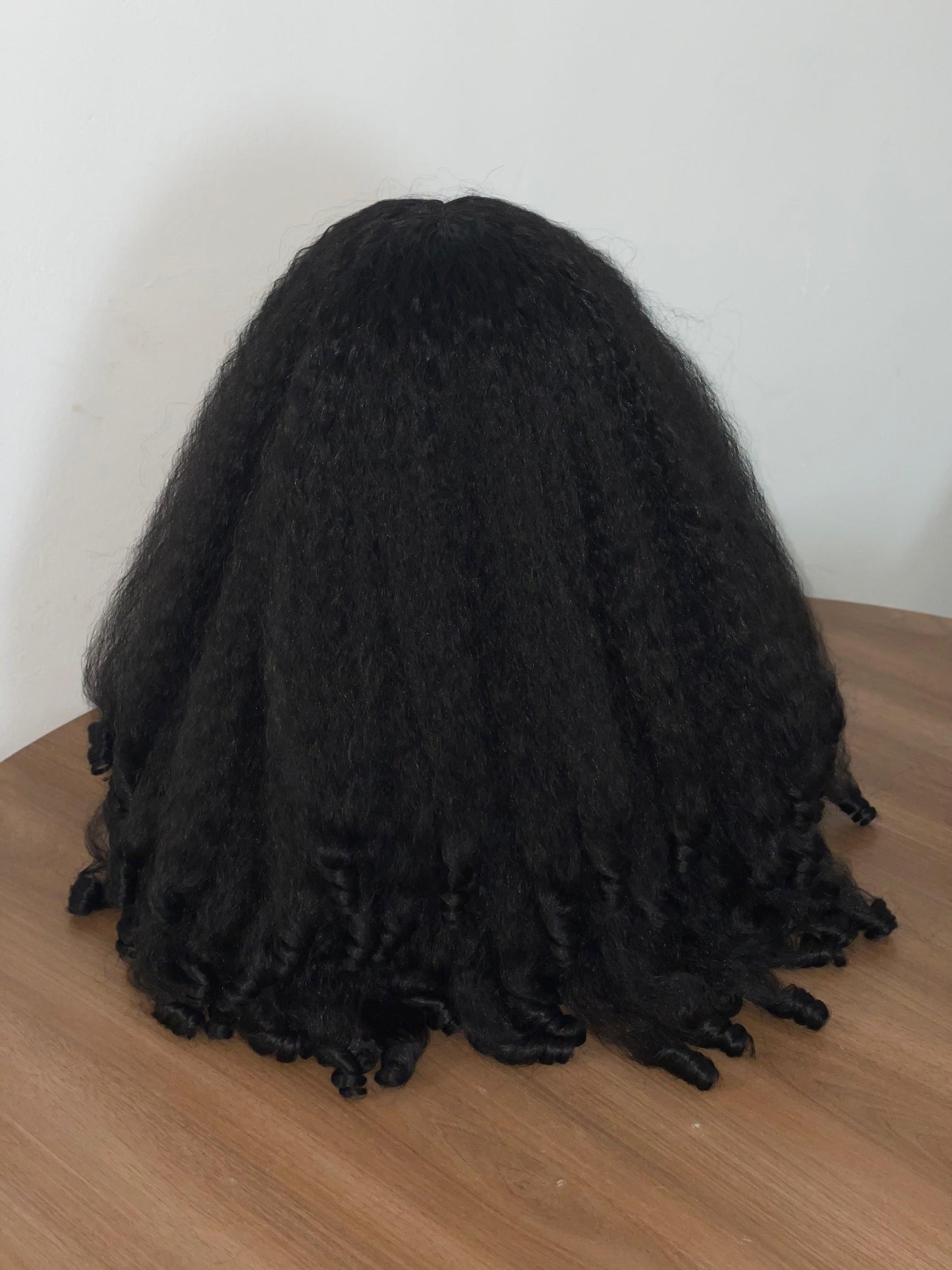 1- Natural Afro synthetic wig