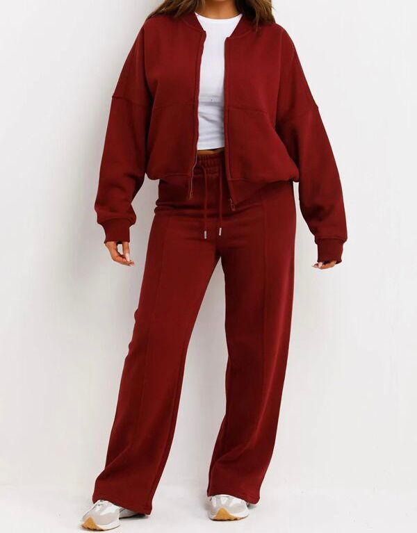 2p-Wine bomber tracksuit