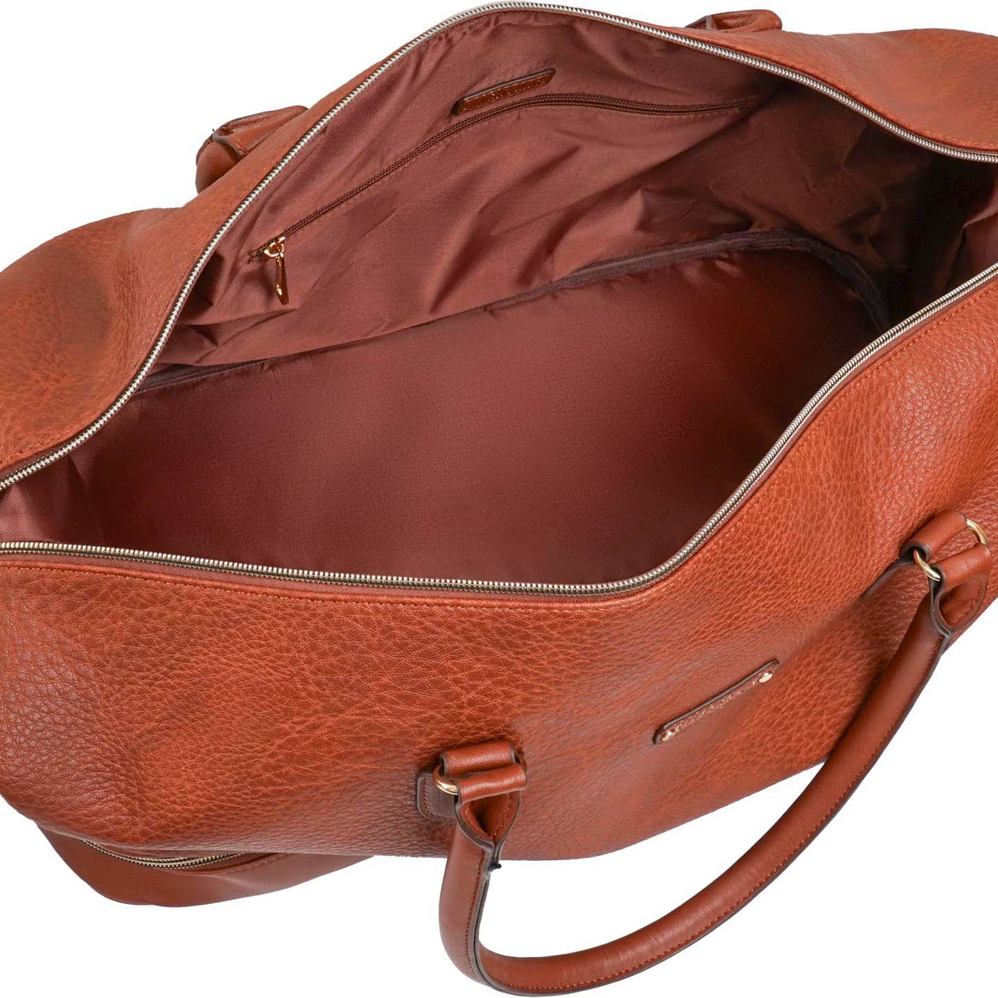Ellen Tracy 20inch pebble grain drop bottom duffel