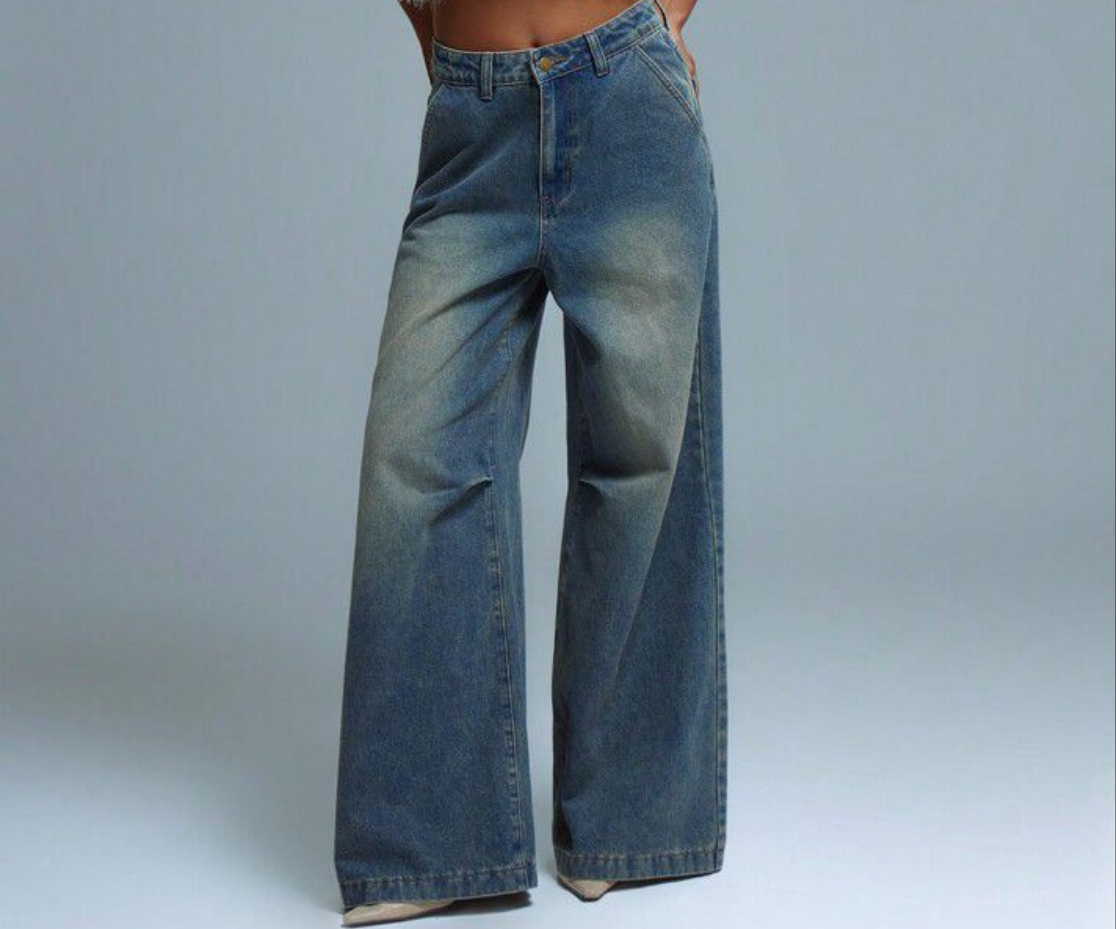 J-Wide leg jean
