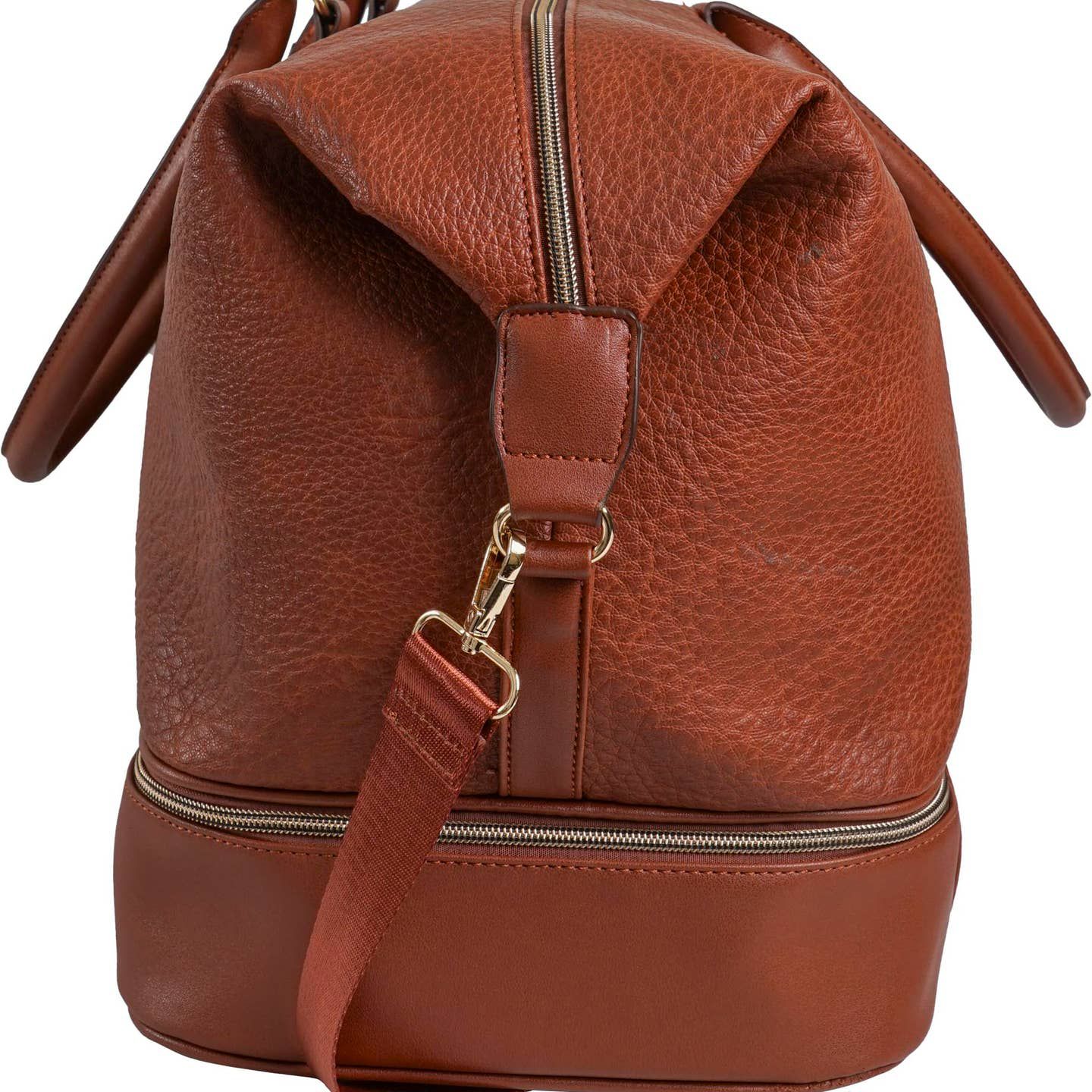 Ellen Tracy 20inch pebble grain drop bottom duffel